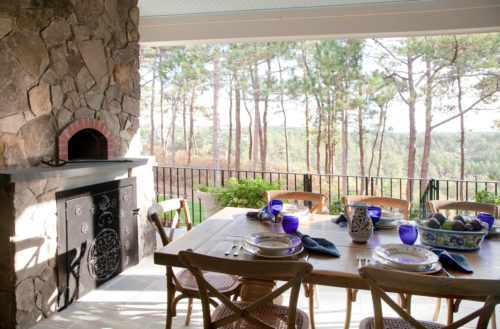 Whitman Homes Outdoor Pizza Oven and Dining